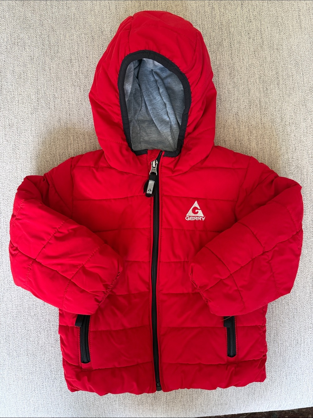 Gerry Weber Red Hooded Puffer Coat